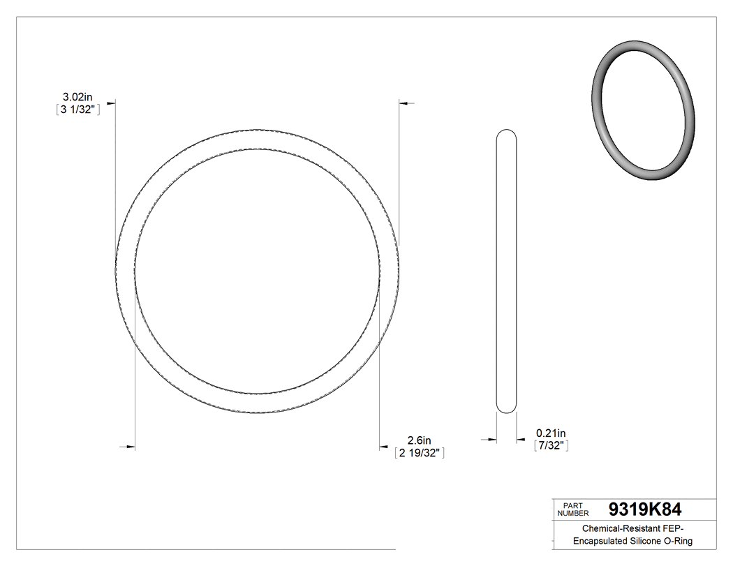 Technical drawing - 9319K84
